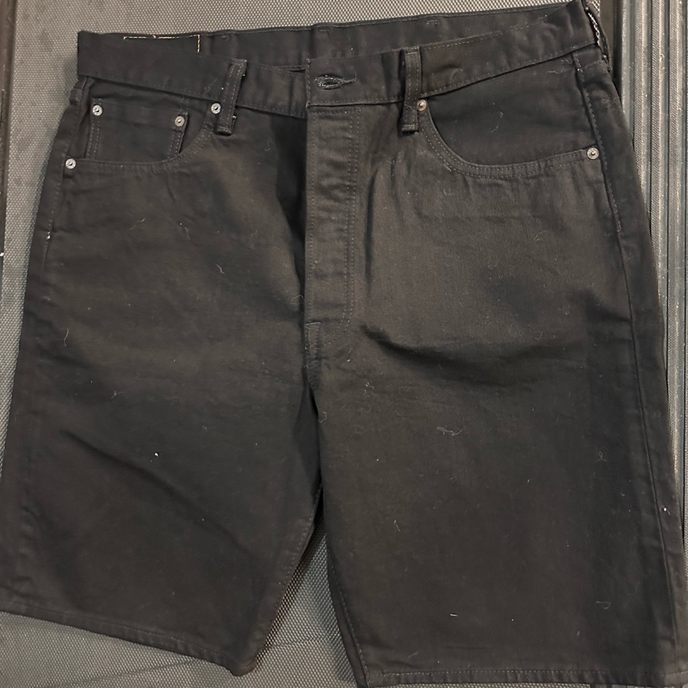 Levi's Black Jean Shorts Timeless Denim Design